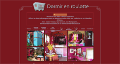 Desktop Screenshot of dormirenroulotte.fr