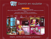 Tablet Screenshot of dormirenroulotte.fr